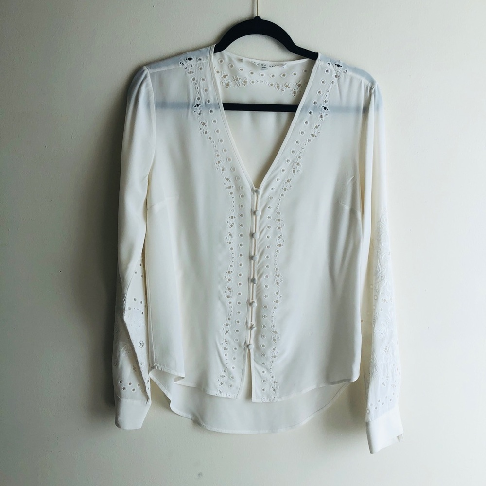 Veronica Beard White Blouse